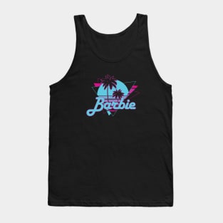 Vintage Barbie 90'S Barbie Logo Tank Top